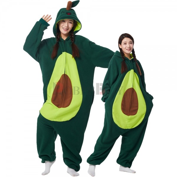 Fruit Avocado Costume Cute Easy Halloween Onesies Pajamas