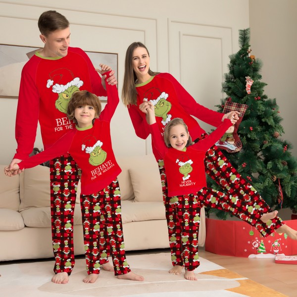 Grinch Christmas Pajamas Matching Family Couples Pjs